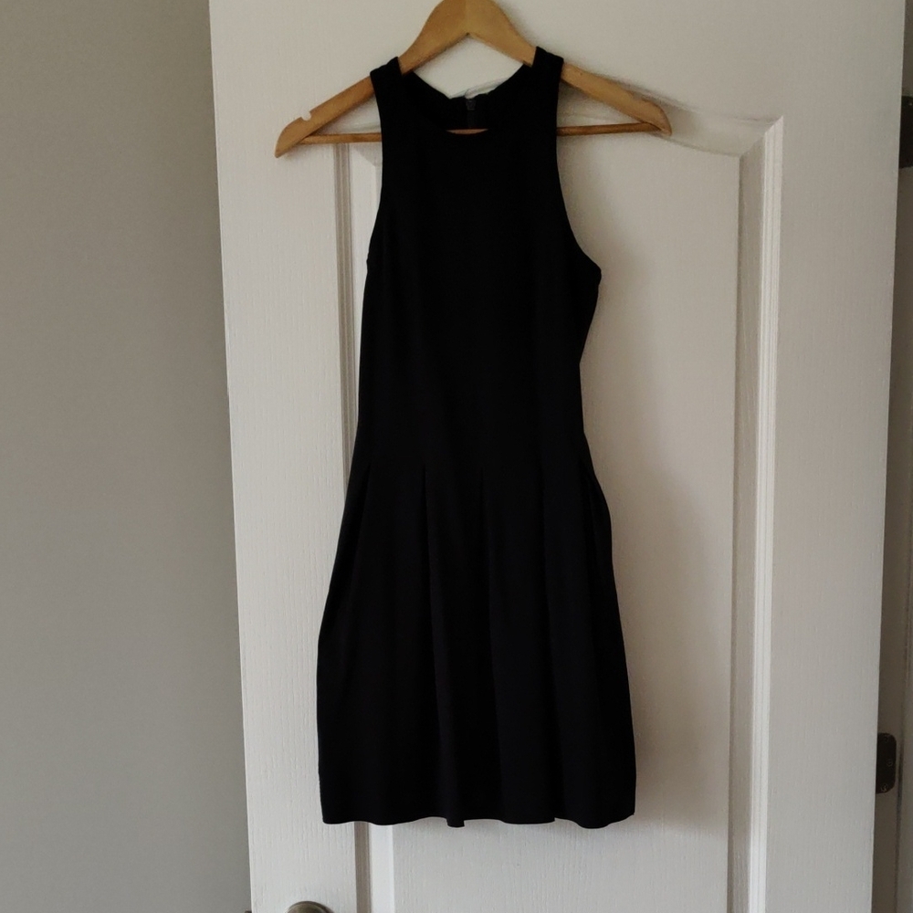 Lululemon Athletica Black Halter Sheath Mini Dress